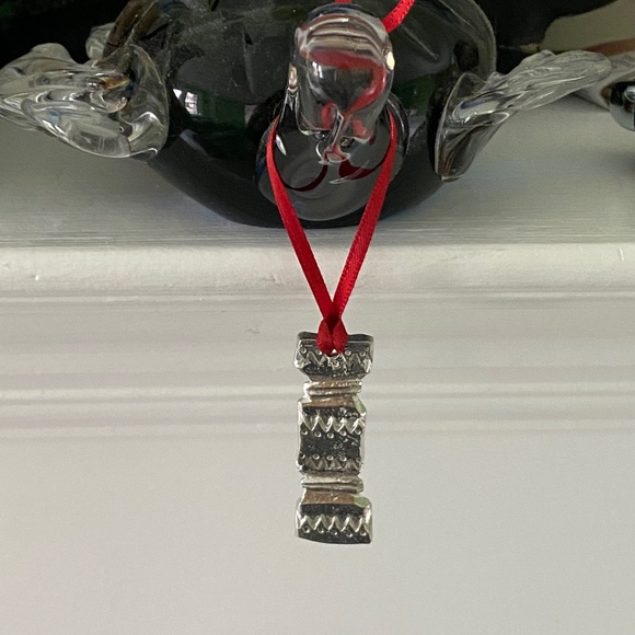 Castle Tower Silver Ornament - Picture 13 of 14